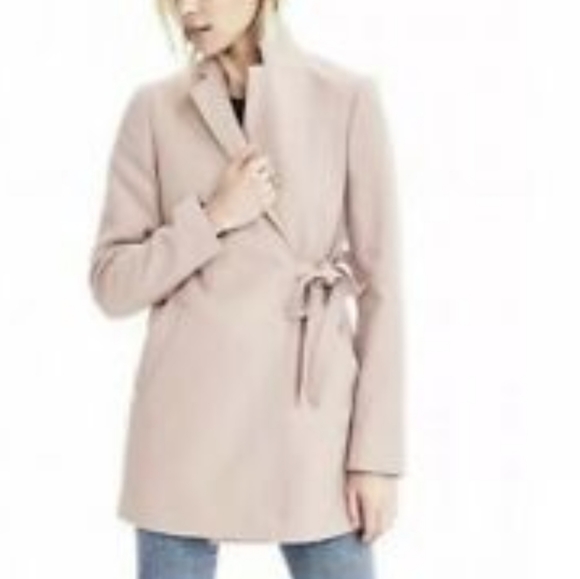 BANANA REPUBLIC Melton Wrap coat. New, unworn. PS - Picture 7 of 9